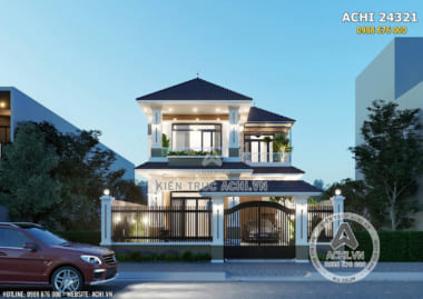 Thiết kế nội thất hiện đại mẫu nhà 2 tầng mái Thái đẹp- Mã số: ACHI 24321