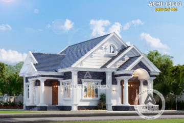 Mẫu nhà cấp 4 mái Thái đẹp tại Đồng Nai – Mã số: ACHI 13211