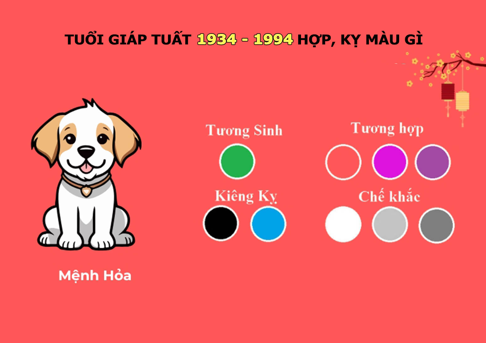 Phong thủy màu sắc tuổi 1934, hợp và kỵ màu gì