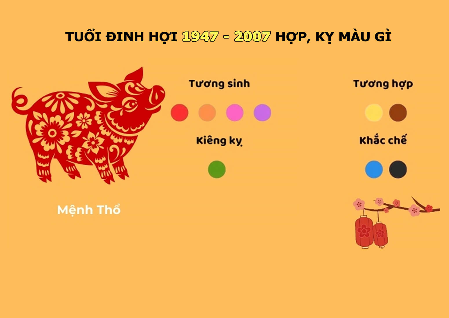 Tử vi phong thủy tuổi Đinh Hợi sinh năm 1947 - 2007