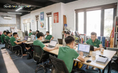 Không gian văn phòng làm việc công ty thiết kế kiến trúc