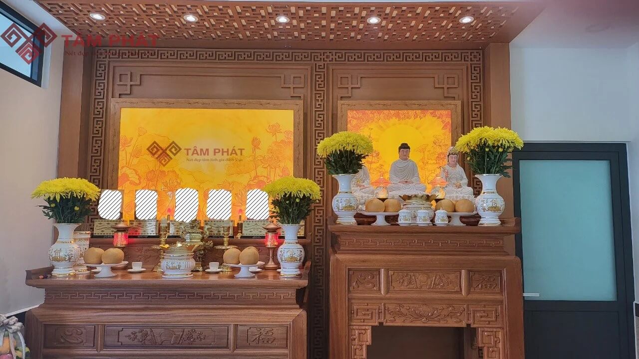 bàn thờ Phật Bà Quan Âm