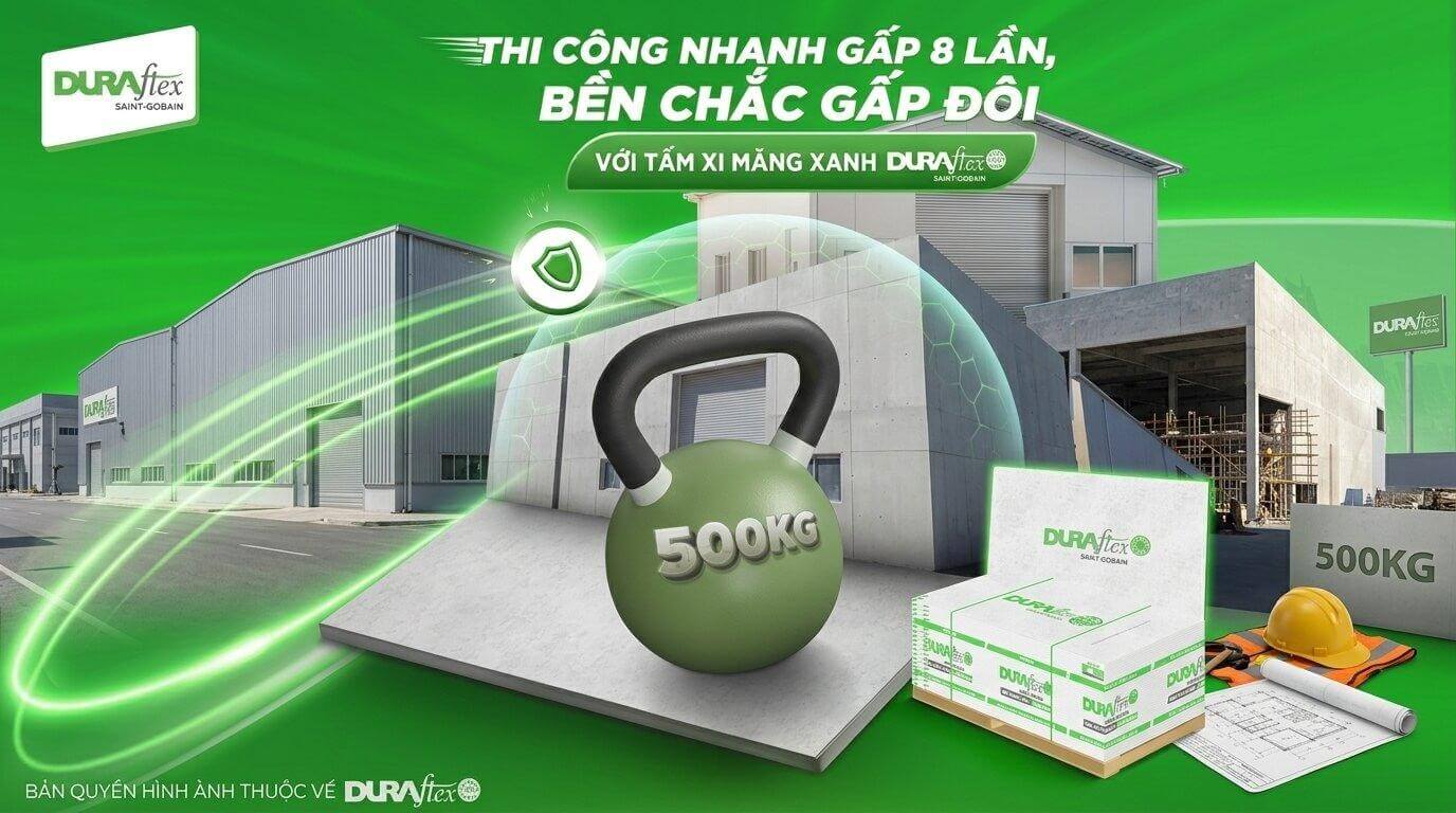 Cải tạo nhà cấp 4 nông thôn đẹp với tấm xi măng lót sàn